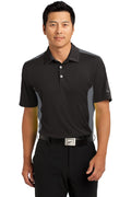 DISCONTINUED Nike Dri-FIT Engineered Mesh Polo. 632418 - Black/ Dark Grey - front
