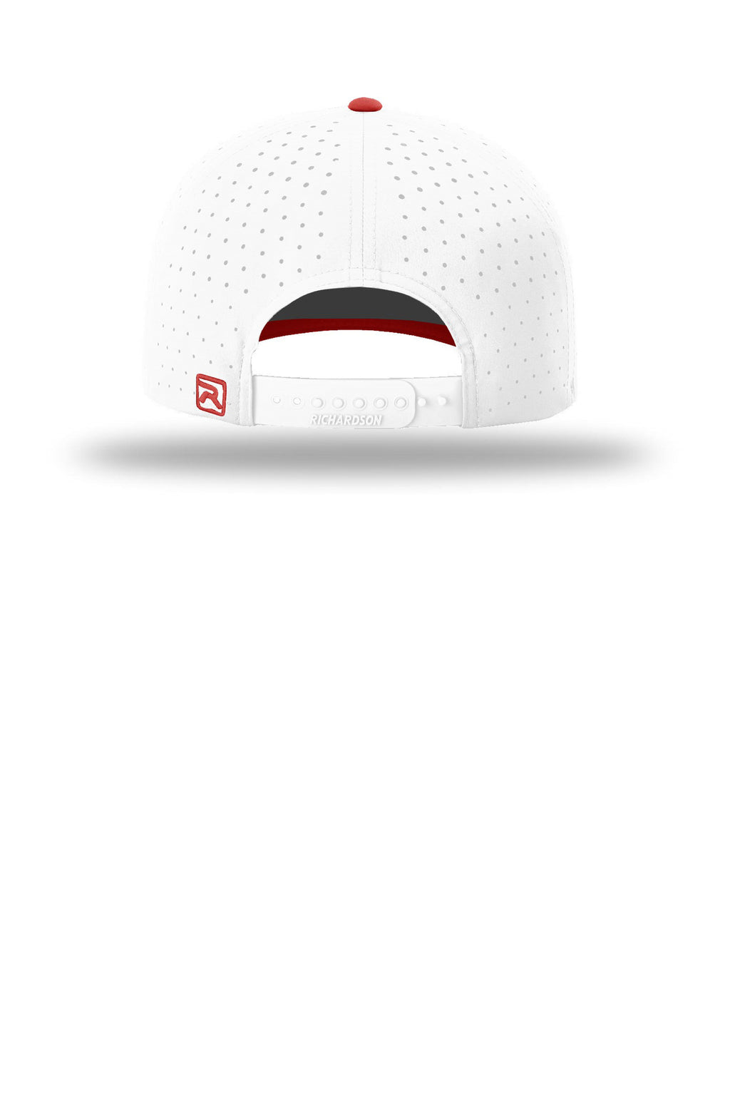 Richardson Laser Perf R-Flex Snapback 632 - White/ White/ Red - back