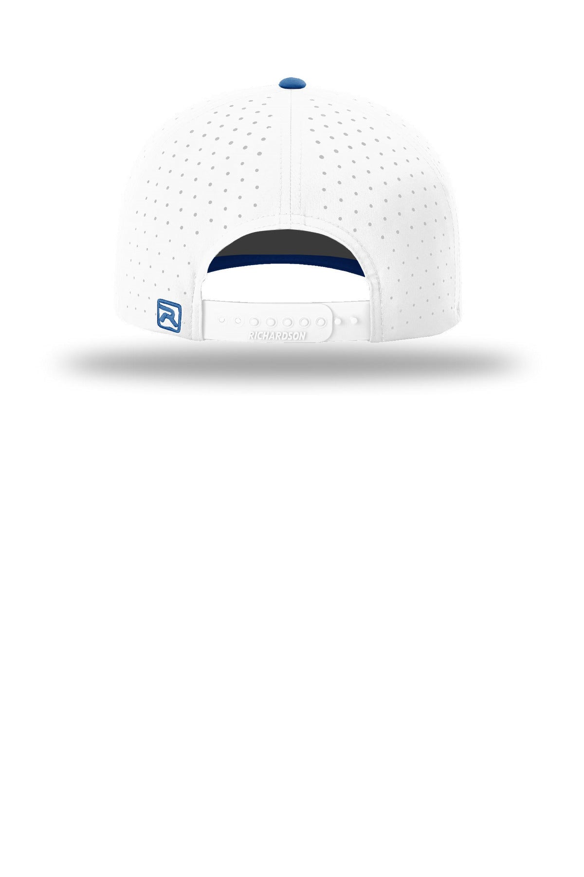 Richardson Laser Perf R-Flex Snapback 632 - White/ White/ Royal - back
