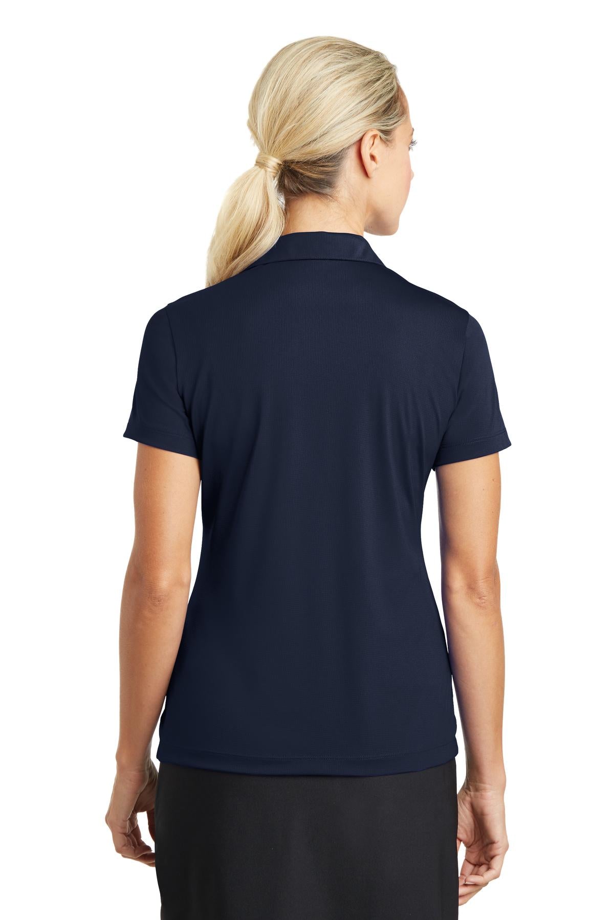 Nike Women's Dri-FIT Vertical Mesh Polo. 637165 - Marine - back