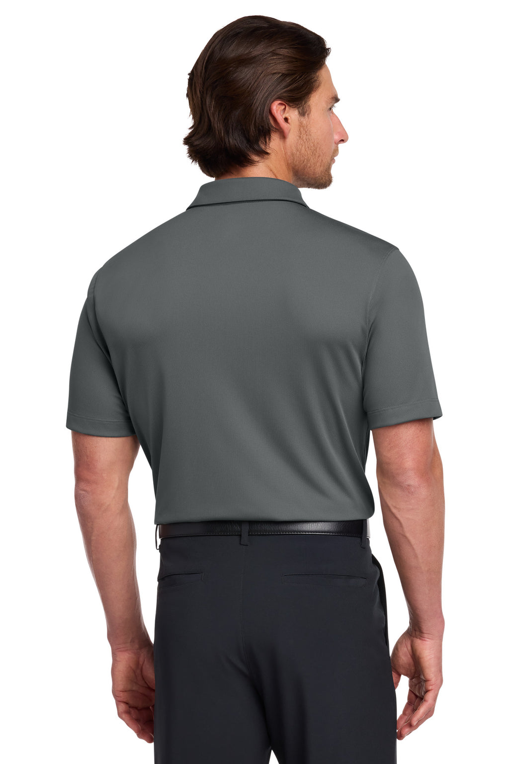 Nike Dri-FIT Vertical Mesh Polo. 637167 - Anthracite - back
