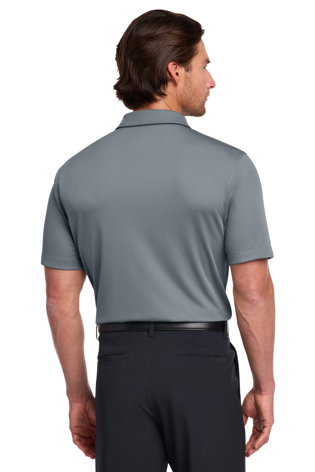 Nike Dri-FIT Vertical Mesh Polo. 637167 - Cool Grey - back