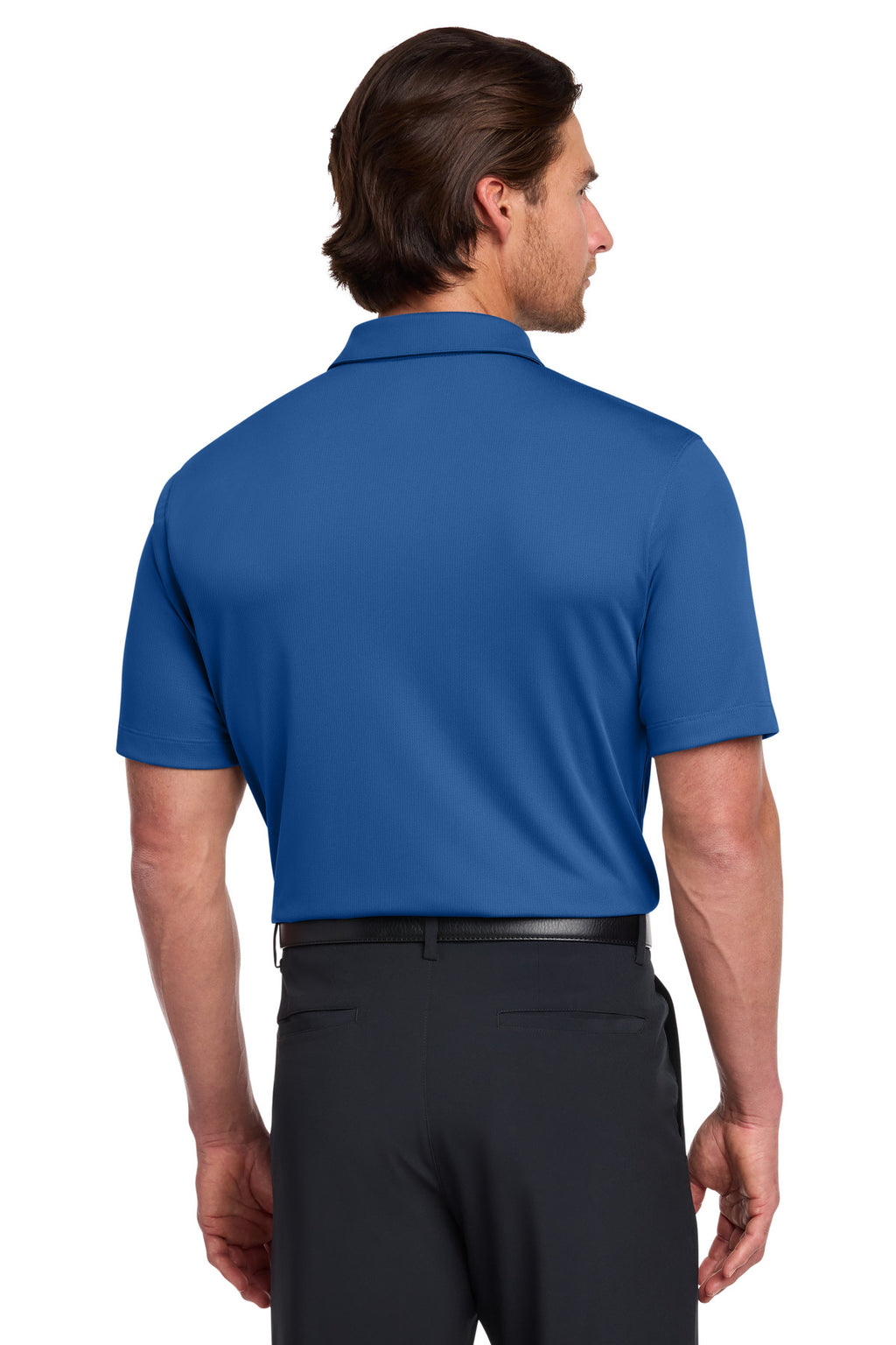 Nike Dri-FIT Vertical Mesh Polo. 637167 - Gym Blue - back