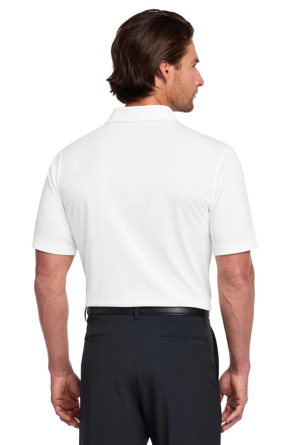 Nike Dri-FIT Vertical Mesh Polo. 637167 - White - back