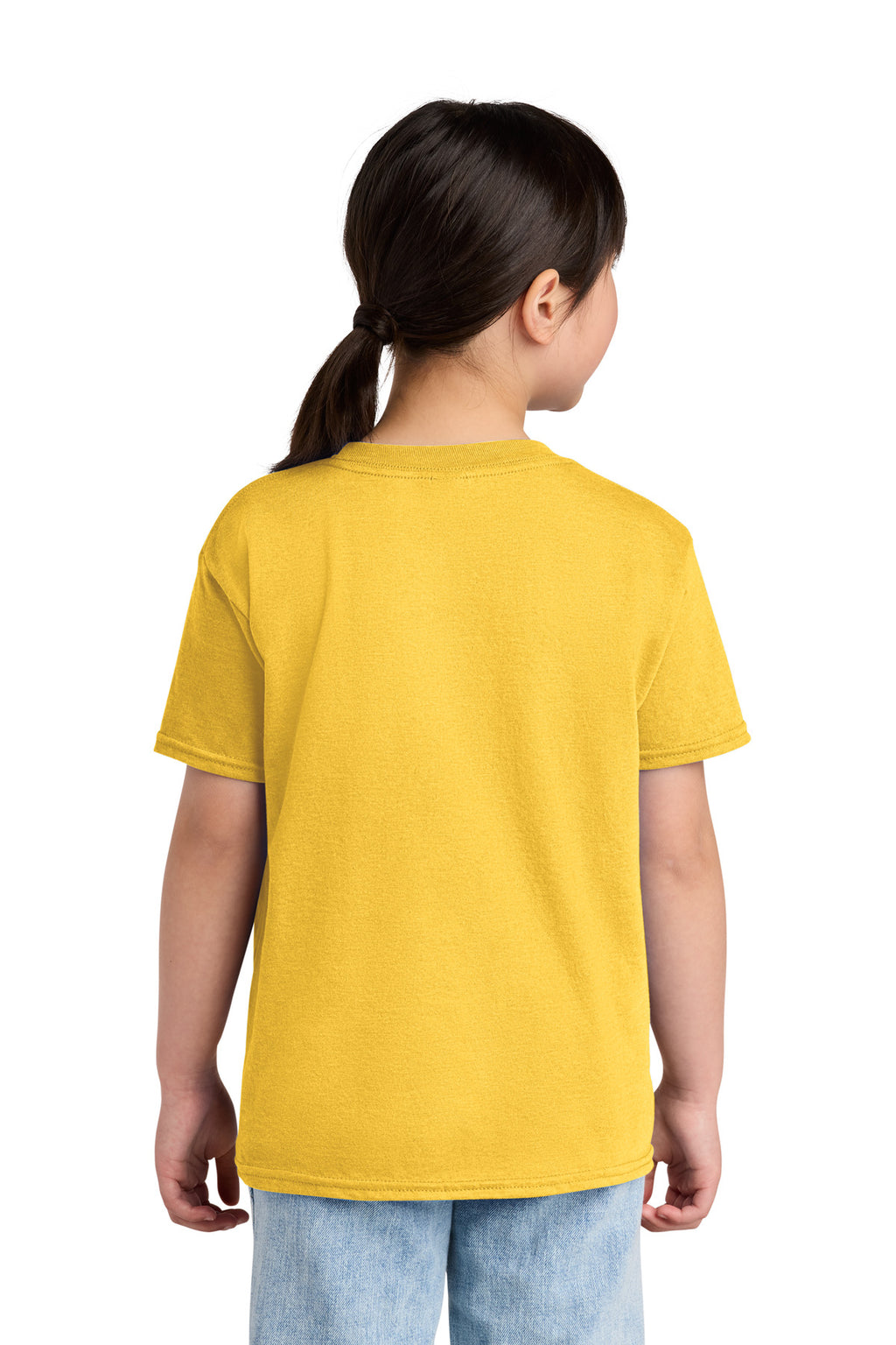 Gildan Youth Softstyle CVC Tee 64000BCVC - Daisy Mist - back