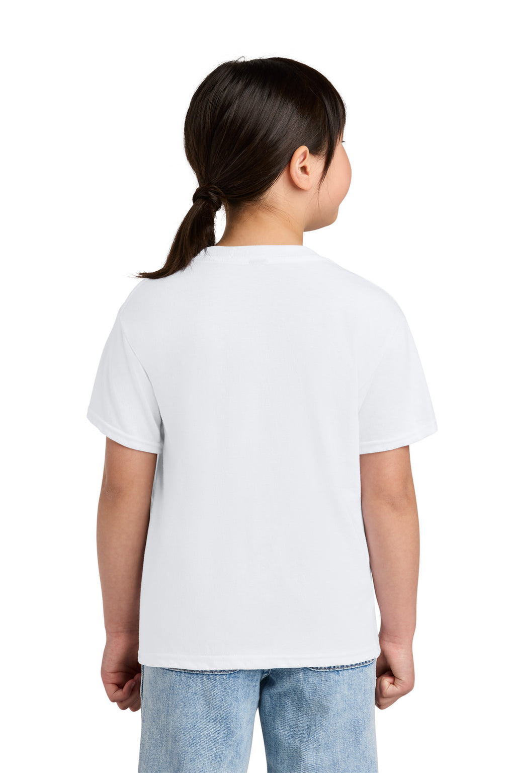Gildan Youth Softstyle CVC Tee 64000BCVC - White - back