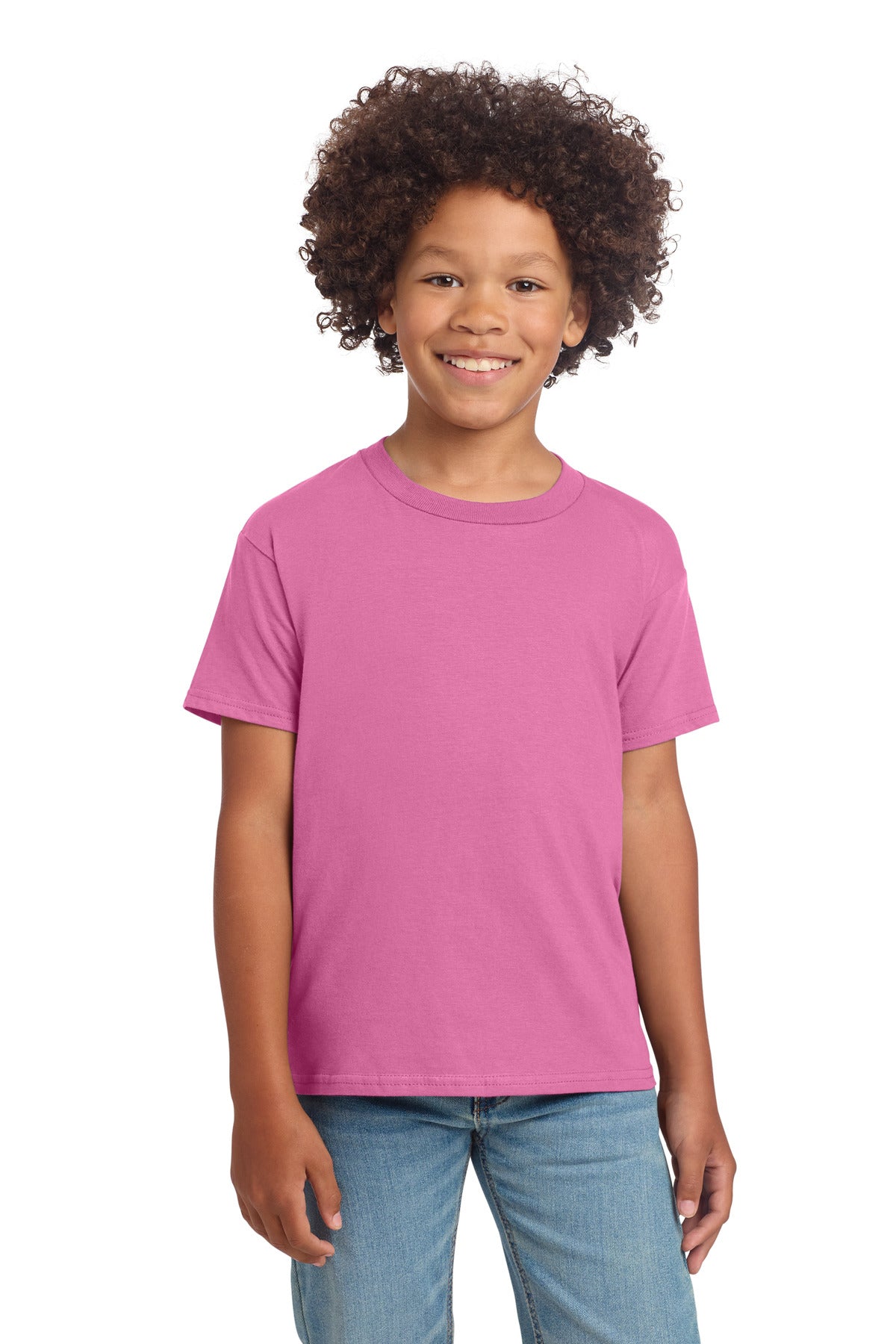 Gildan Youth Softstyle T-Shirt 64000B - Azalea - front