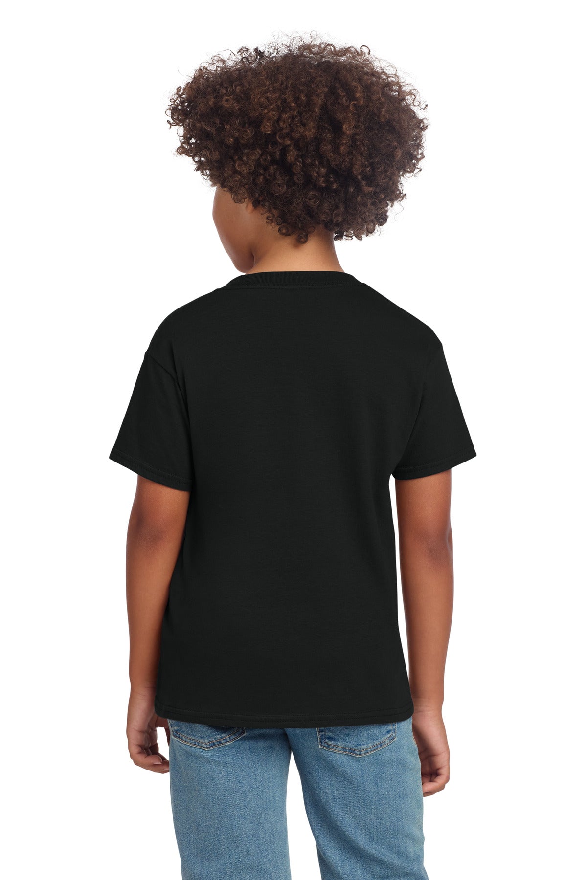 Gildan Youth Softstyle T-Shirt 64000B - Black - back