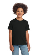 Gildan Youth Softstyle T-Shirt 64000B - Black - front