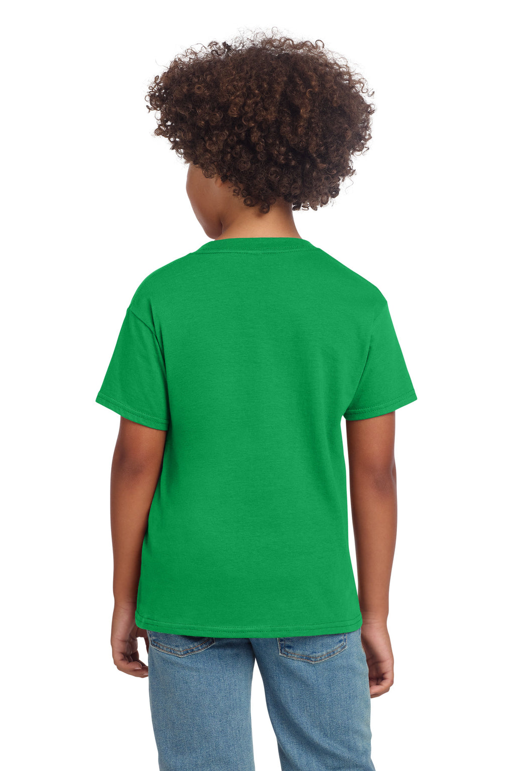 Gildan Youth Softstyle T-Shirt 64000B - Irish Green - back