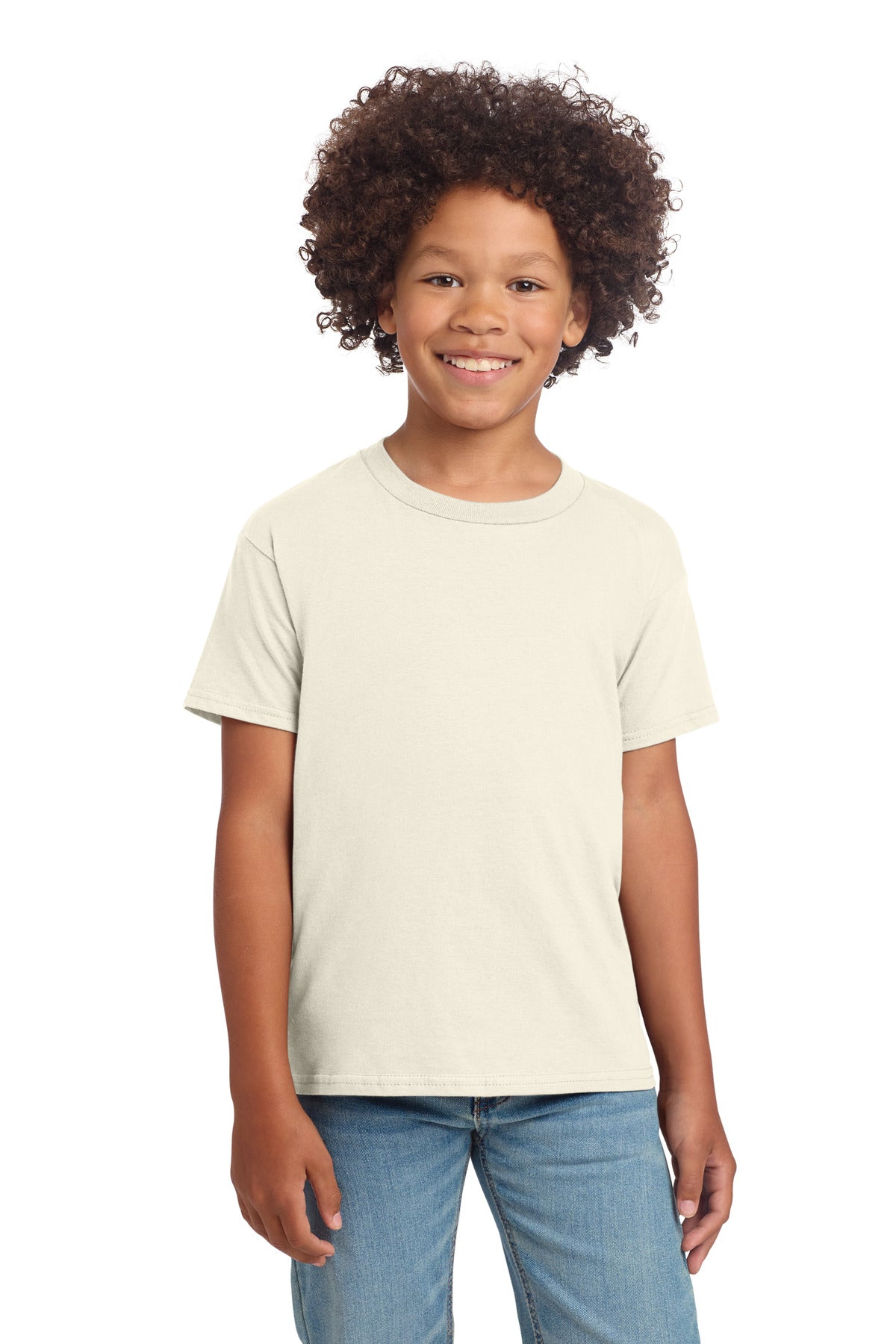 Gildan Youth Softstyle T-Shirt 64000B - Natural - front