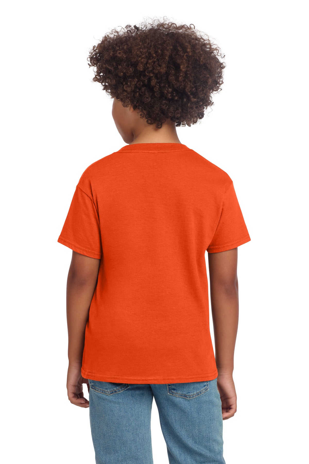Gildan Youth Softstyle T-Shirt 64000B - Orange - back