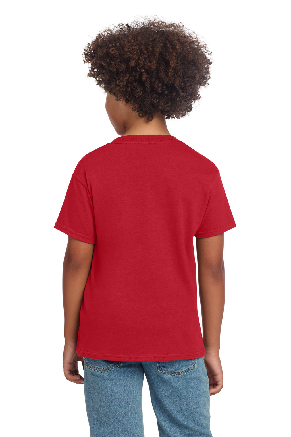 Gildan Youth Softstyle T-Shirt 64000B - Red - back