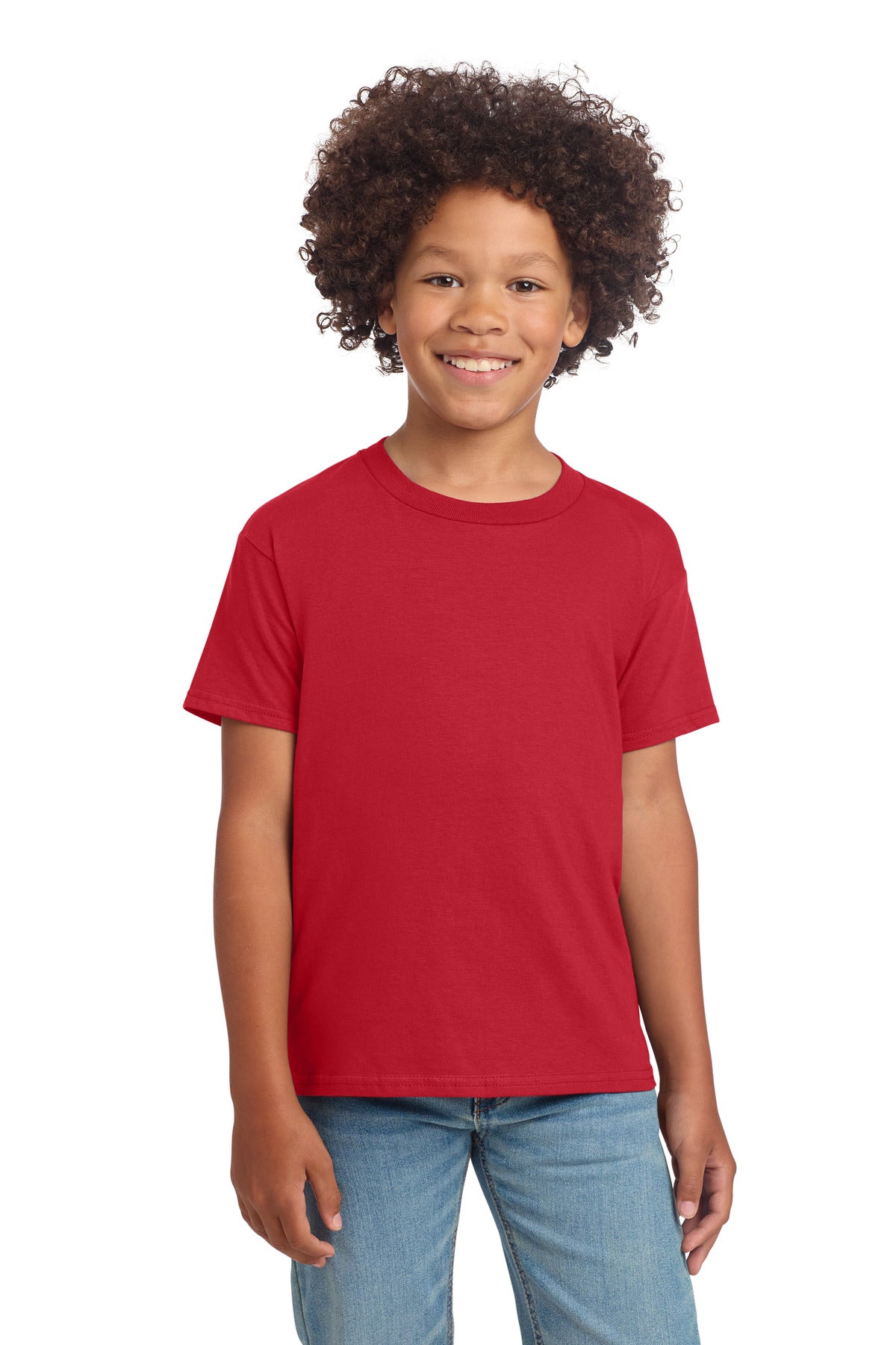 Gildan Youth Softstyle T-Shirt 64000B - Red - front