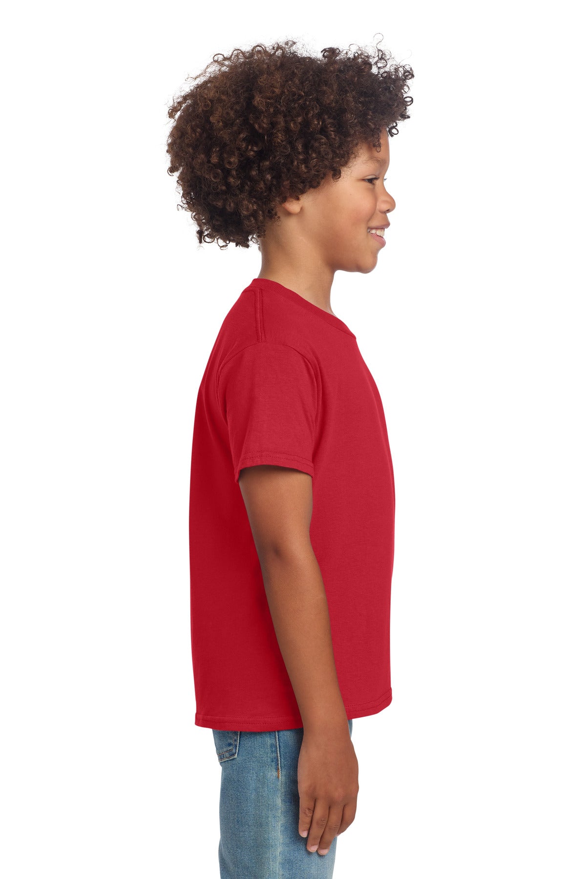 Gildan Youth Softstyle T-Shirt 64000B - Red - side
