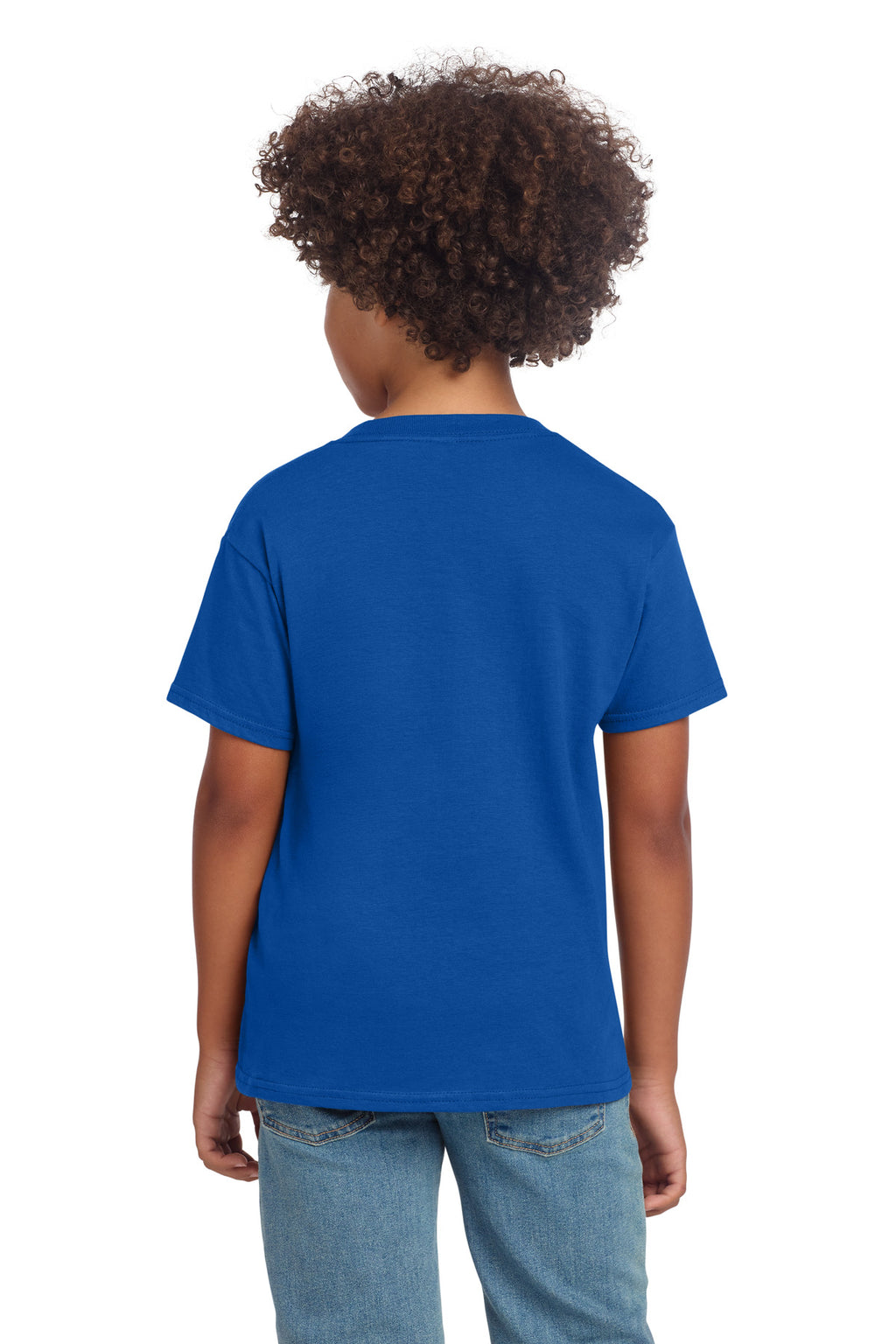 Gildan Youth Softstyle T-Shirt 64000B - Royal - back