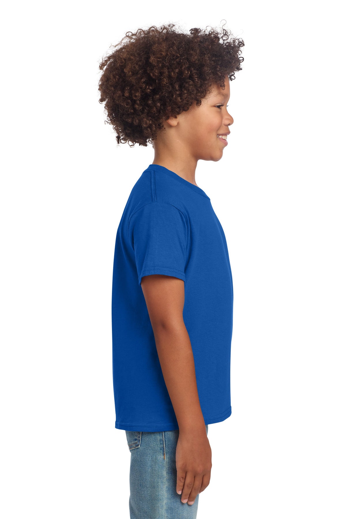 Gildan Youth Softstyle T-Shirt 64000B - Royal - side