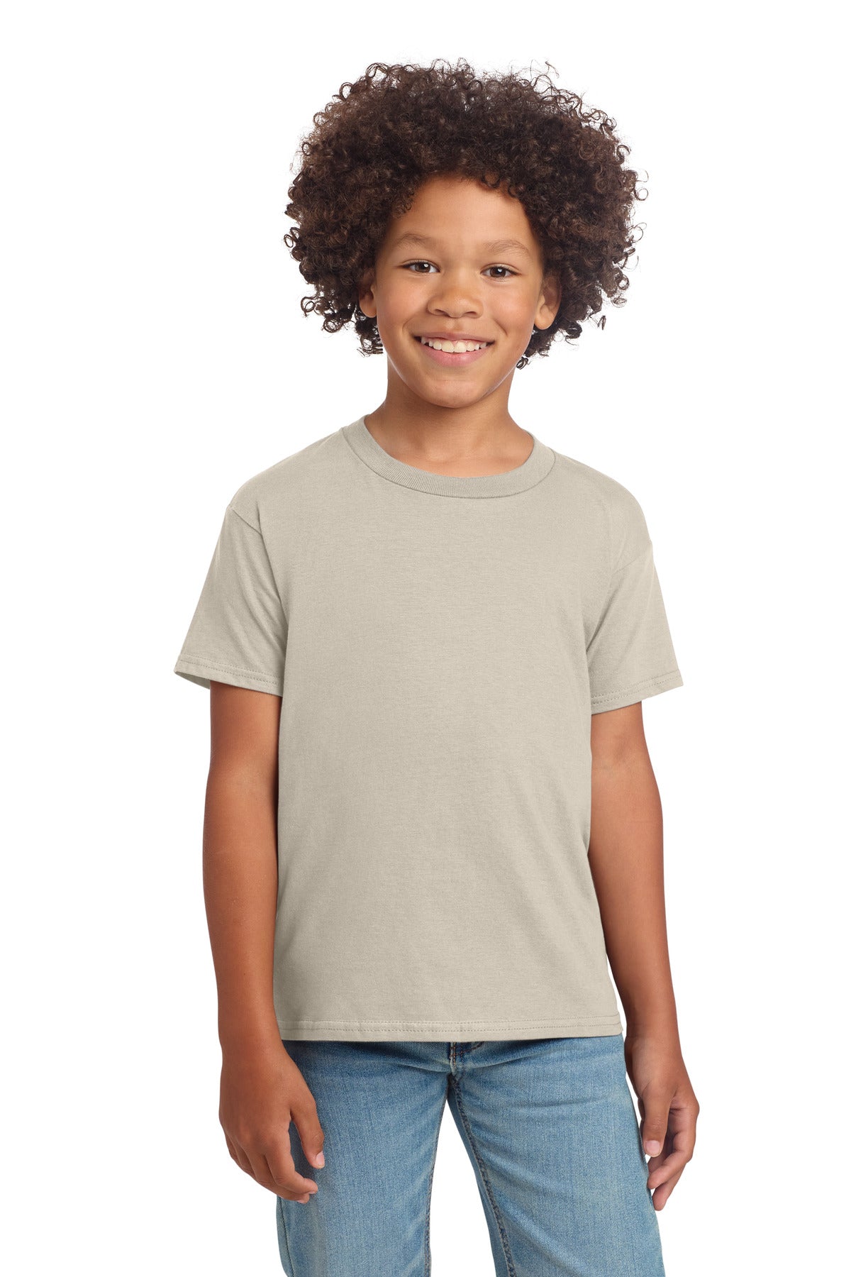 Gildan Youth Softstyle T-Shirt 64000B - Sand - front