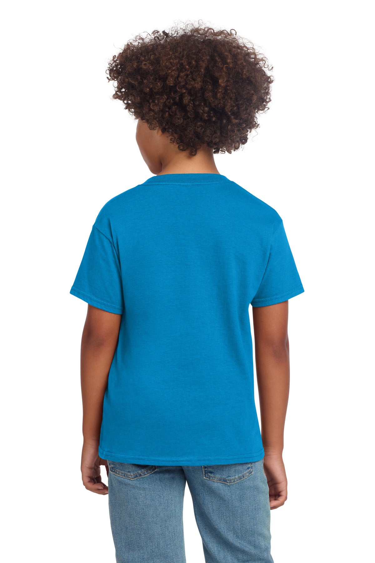 Gildan Youth Softstyle T-Shirt 64000B - Sapphire - back