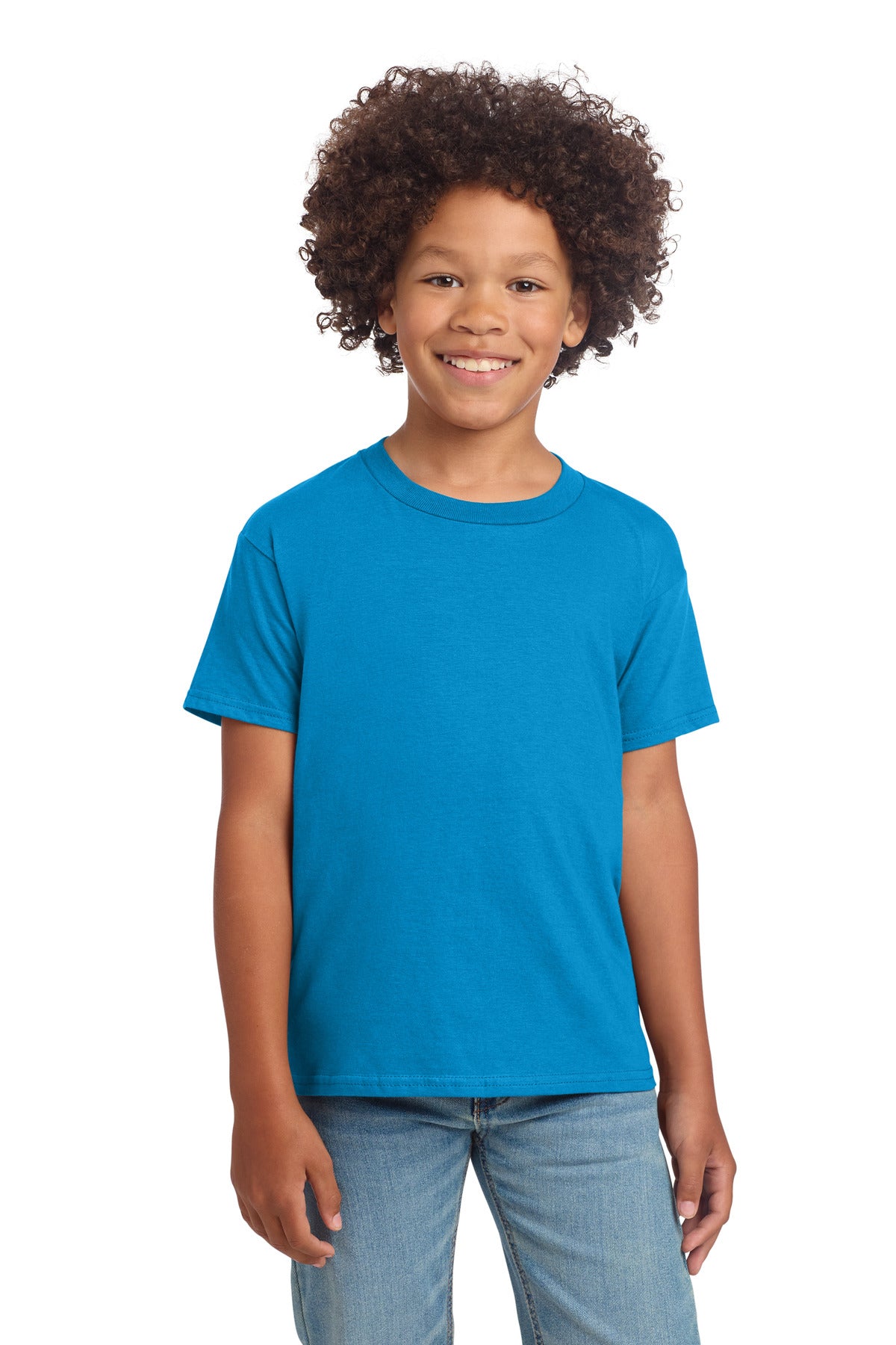 Gildan Youth Softstyle T-Shirt 64000B - Sapphire - front
