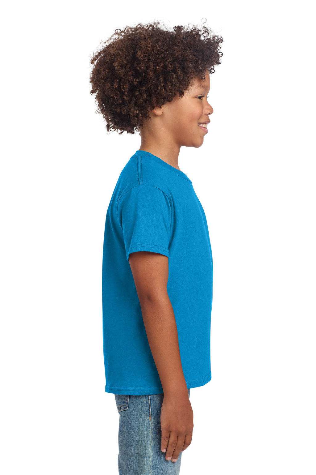 Gildan Youth Softstyle T-Shirt 64000B - Sapphire - side