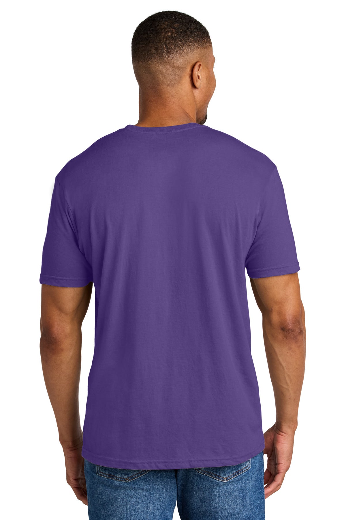 Gildan Softstyle CVC Tee 64000CVC - Amethyst - back