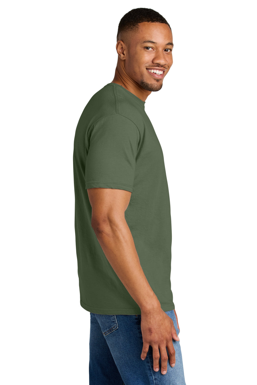 Gildan Softstyle CVC Tee 64000CVC - Cactus - side