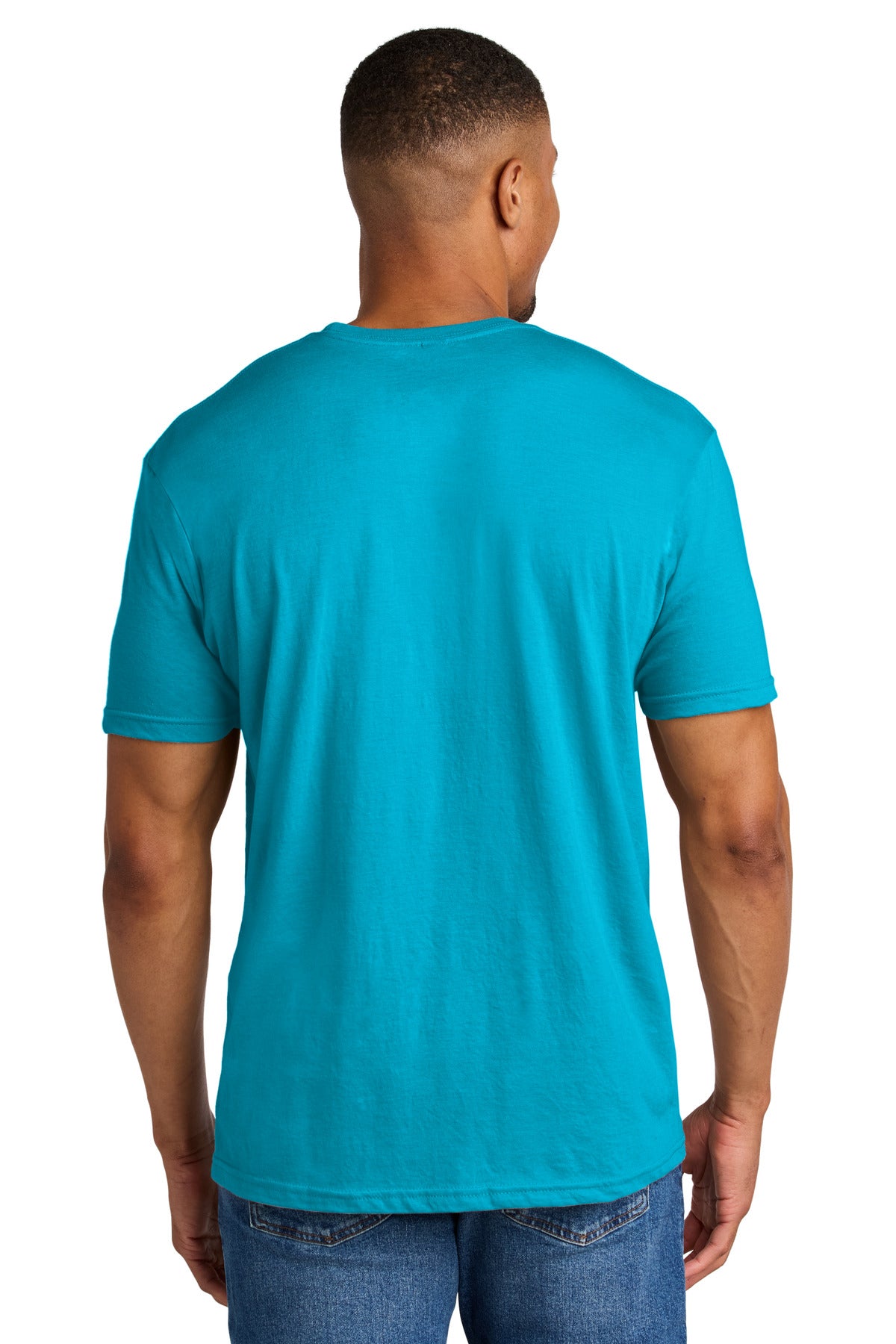 Gildan Softstyle CVC Tee 64000CVC - Caribbean Mist - back