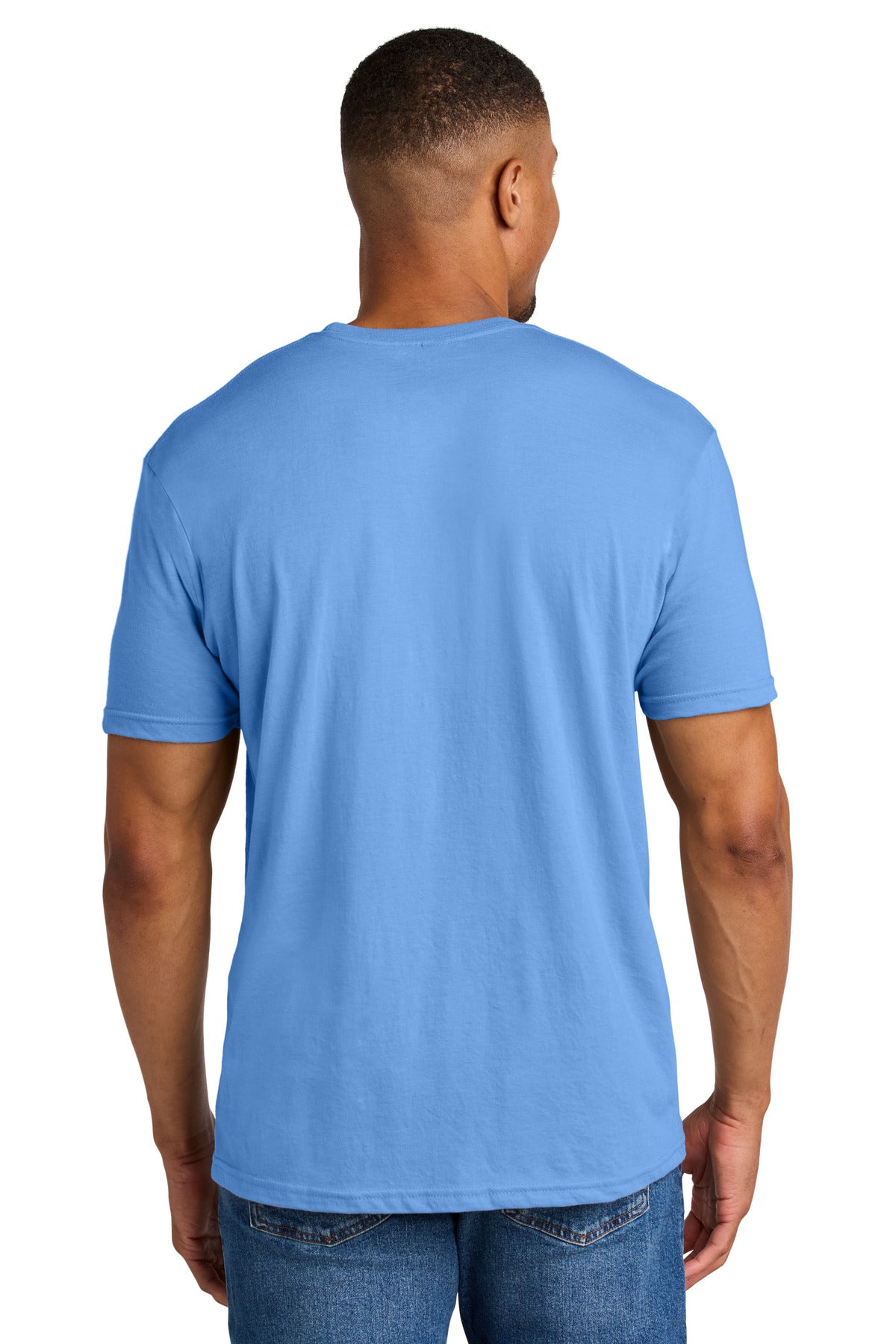 Gildan Softstyle CVC Tee 64000CVC - Carolina Blue Mist - back