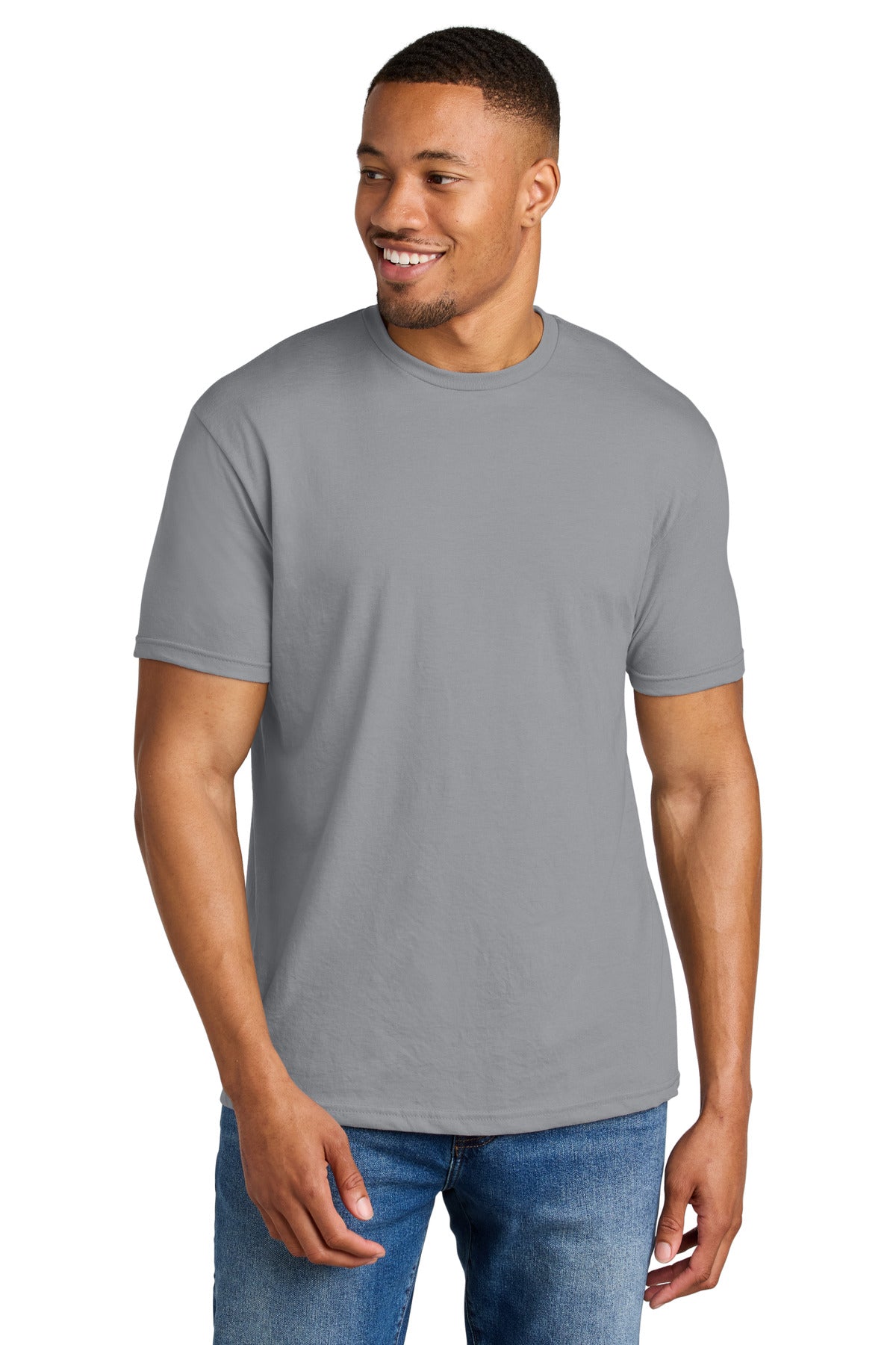 Gildan Softstyle CVC Tee 64000CVC - Cement - front