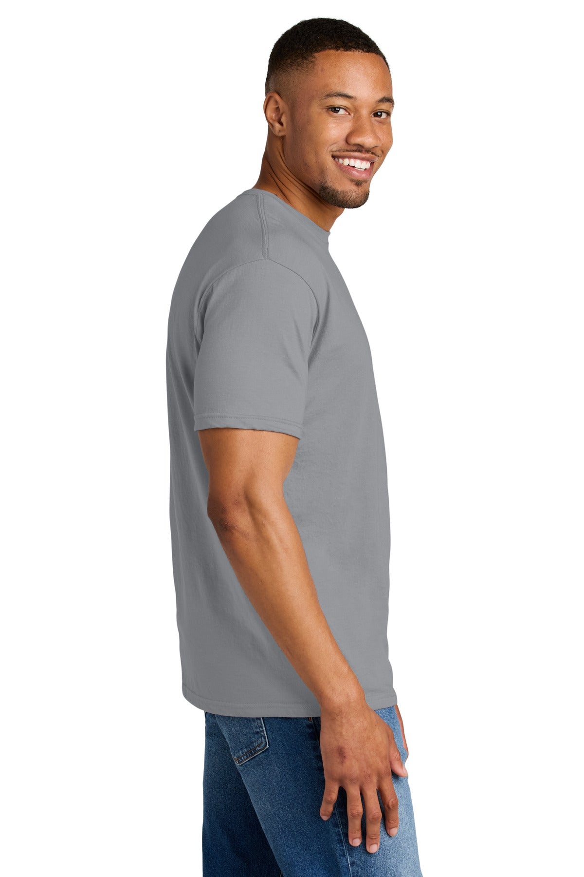 Gildan Softstyle CVC Tee 64000CVC - Cement - side