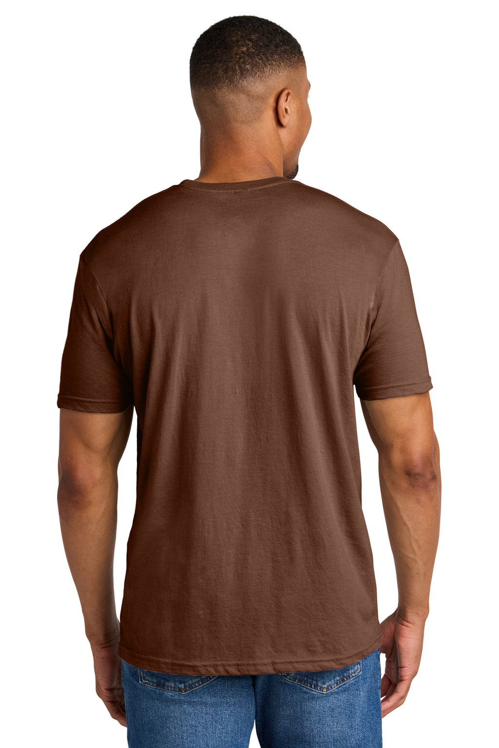 Gildan Softstyle CVC Tee 64000CVC - Cocoa Mist - back