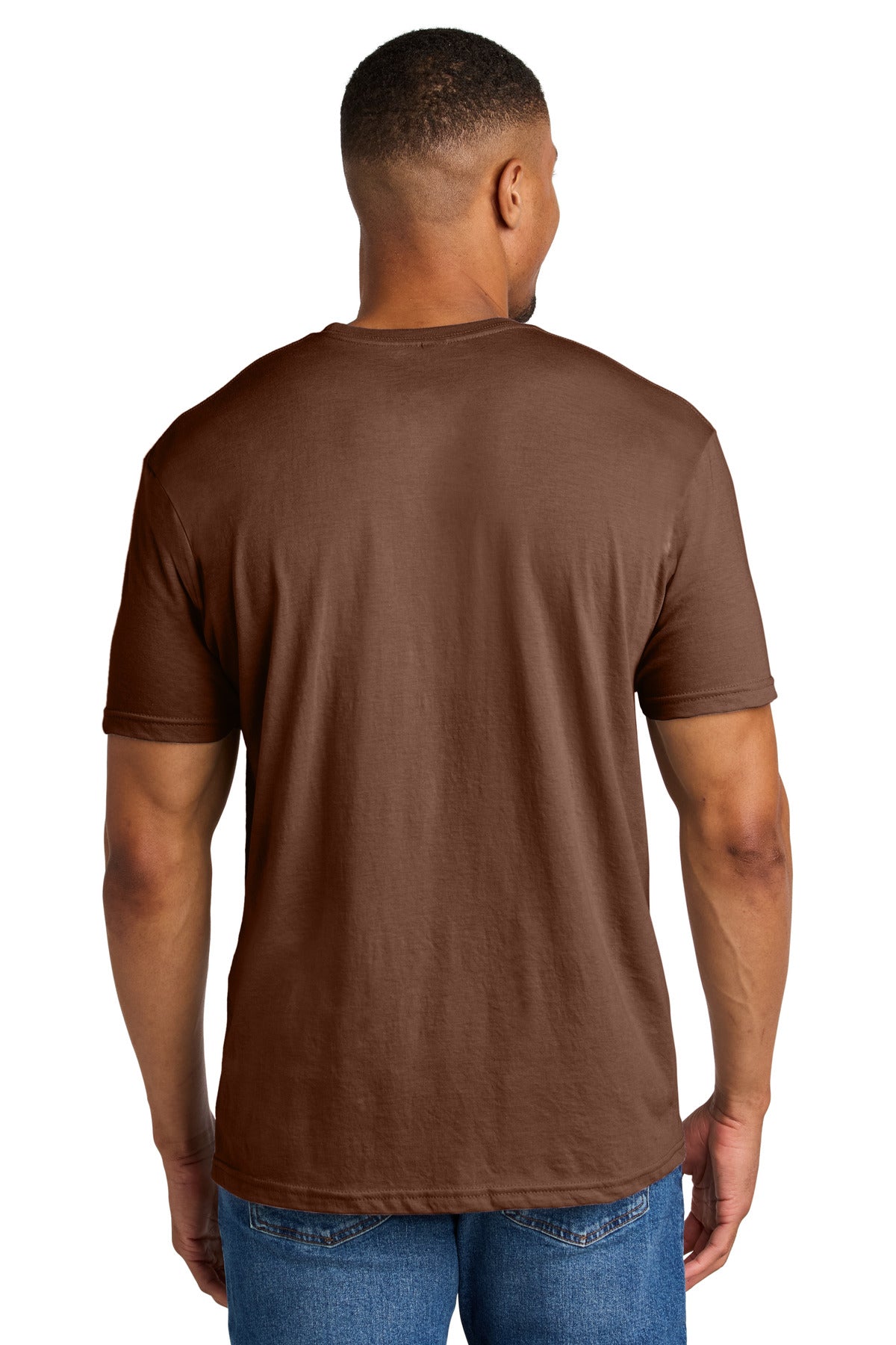 Gildan Softstyle CVC Tee 64000CVC - Cocoa Mist - back