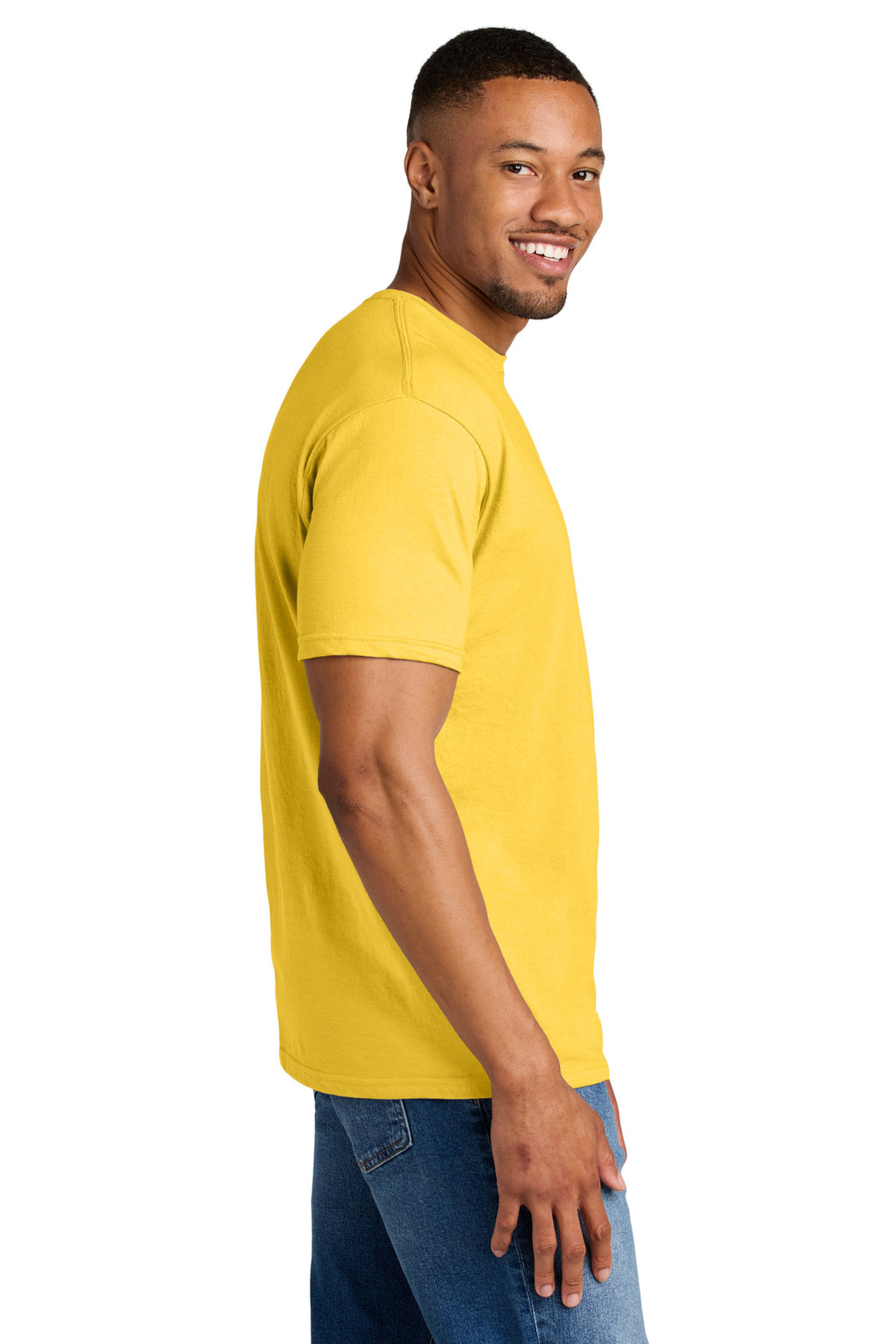 Gildan Softstyle CVC Tee 64000CVC - Daisy Mist - side