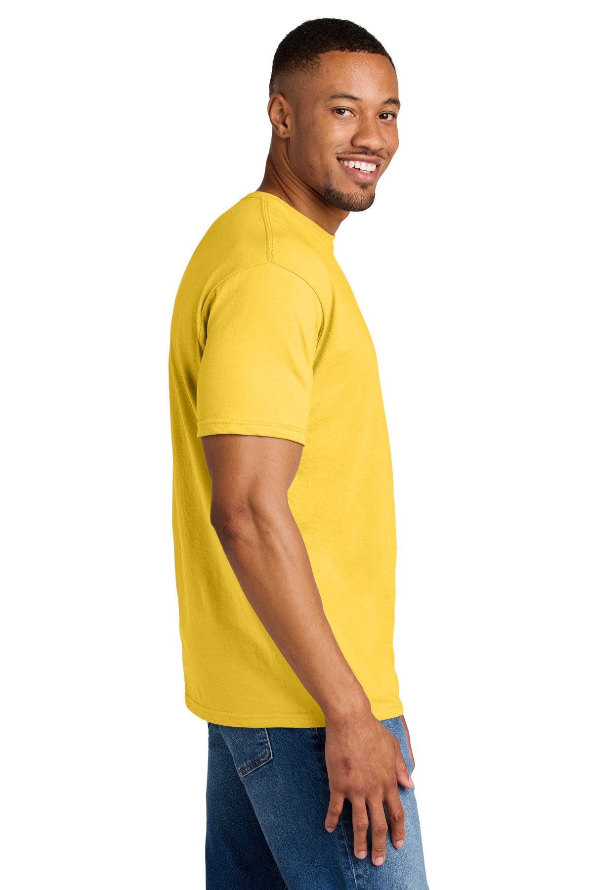 Gildan Softstyle CVC Tee 64000CVC - Daisy Mist - side