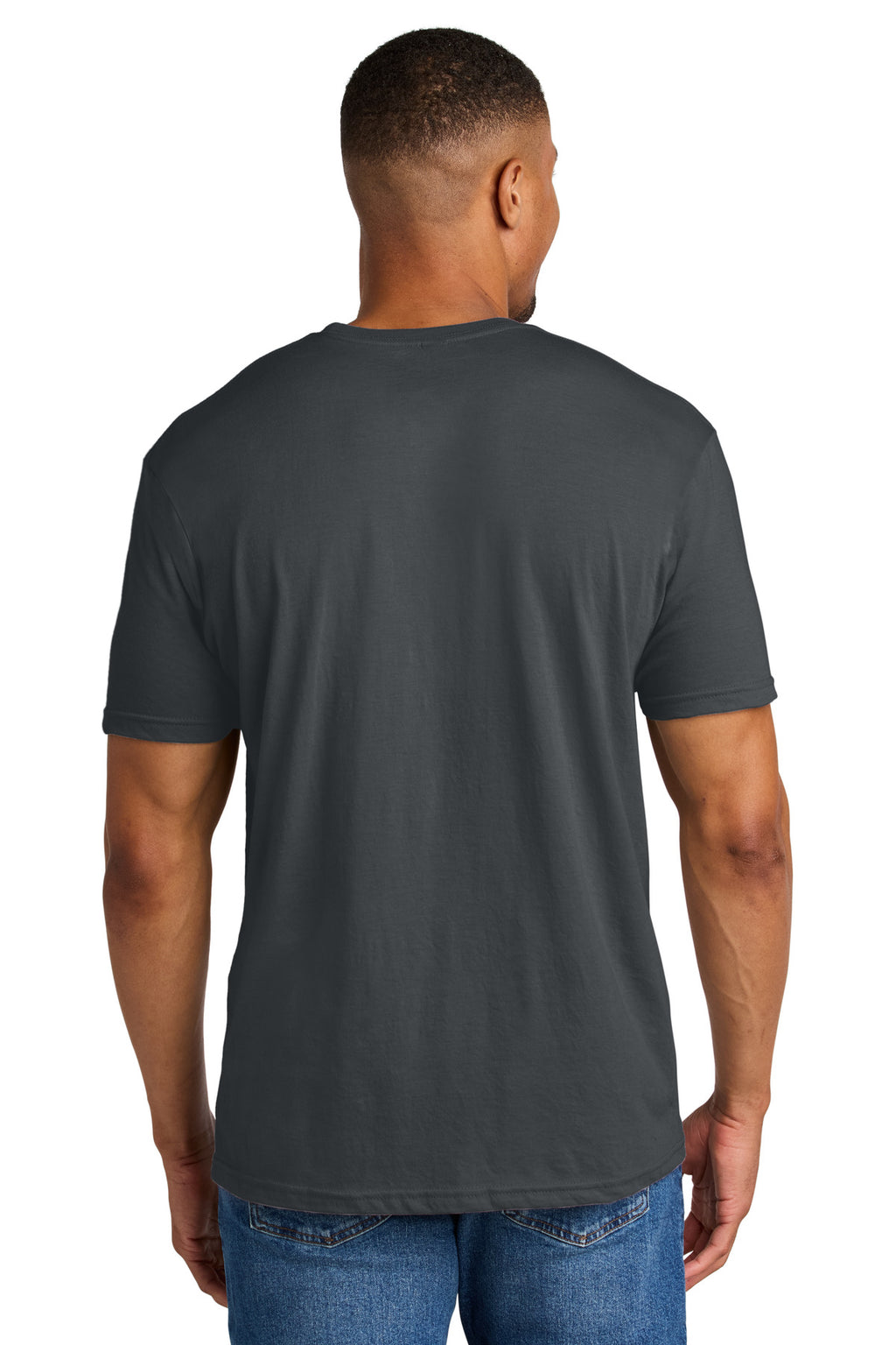 Gildan Softstyle CVC Tee 64000CVC - Dark Heather - back