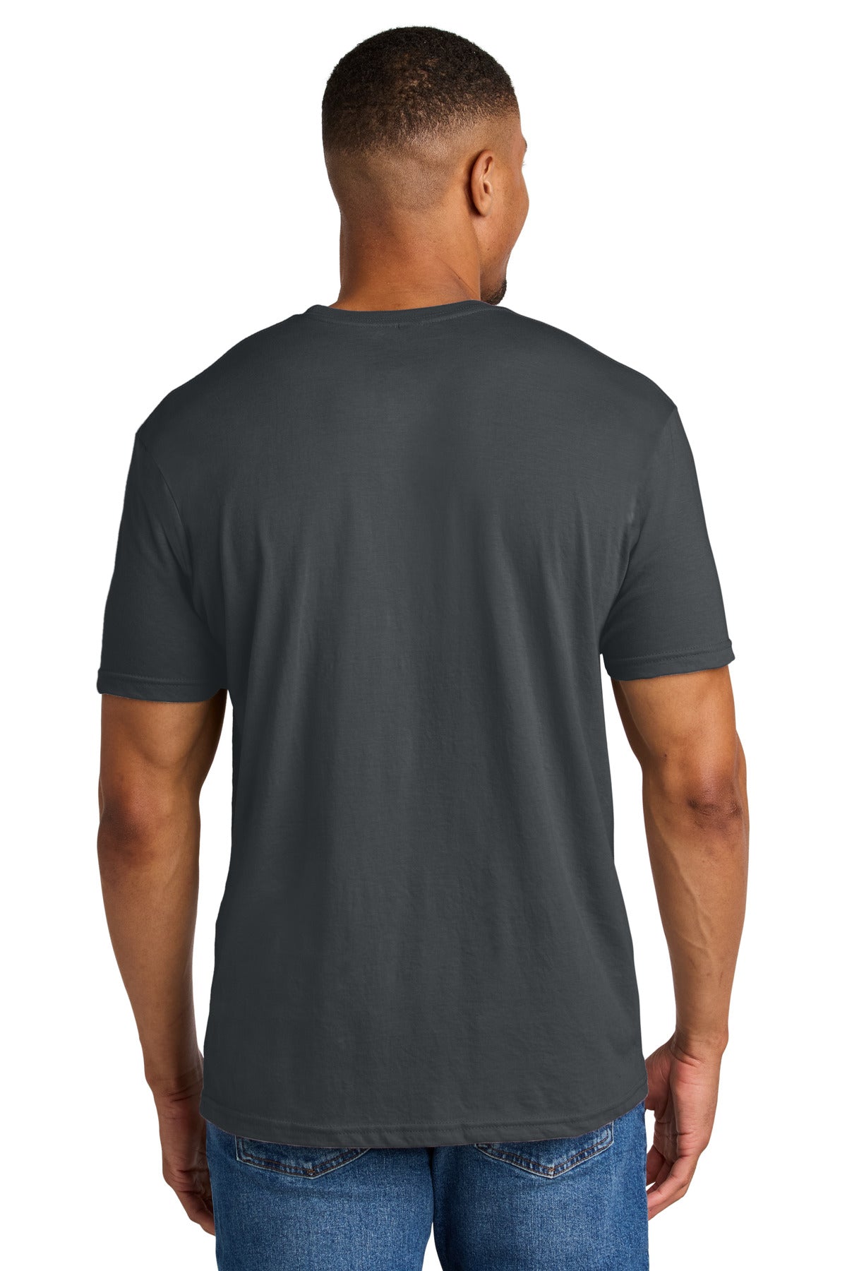 Gildan Softstyle CVC Tee 64000CVC - Dark Heather - back
