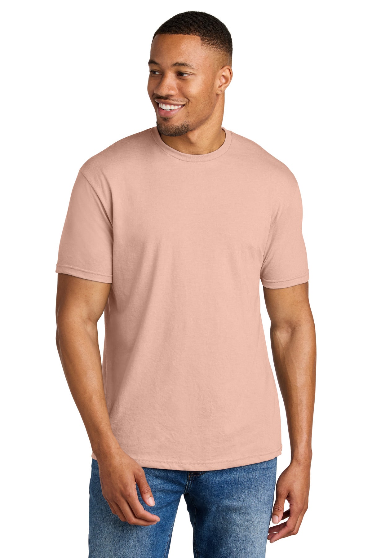 Gildan Softstyle CVC Tee 64000CVC - Dusty Rose - front