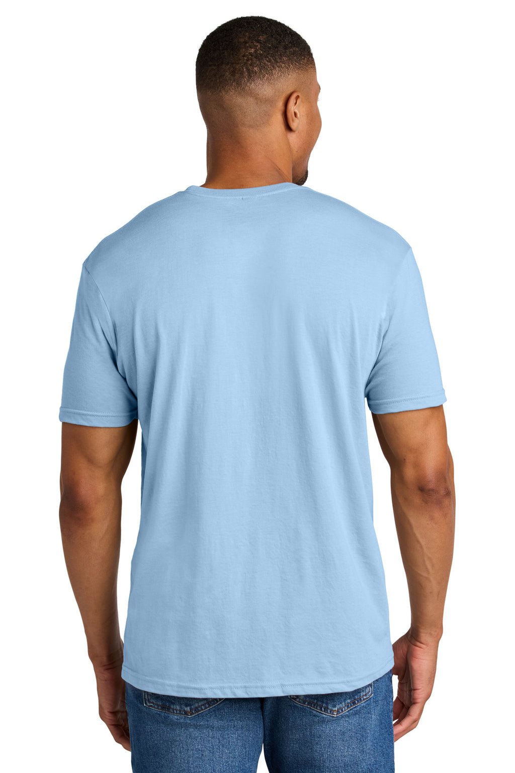 Gildan Softstyle CVC Tee 64000CVC - Light Blue Mist - back