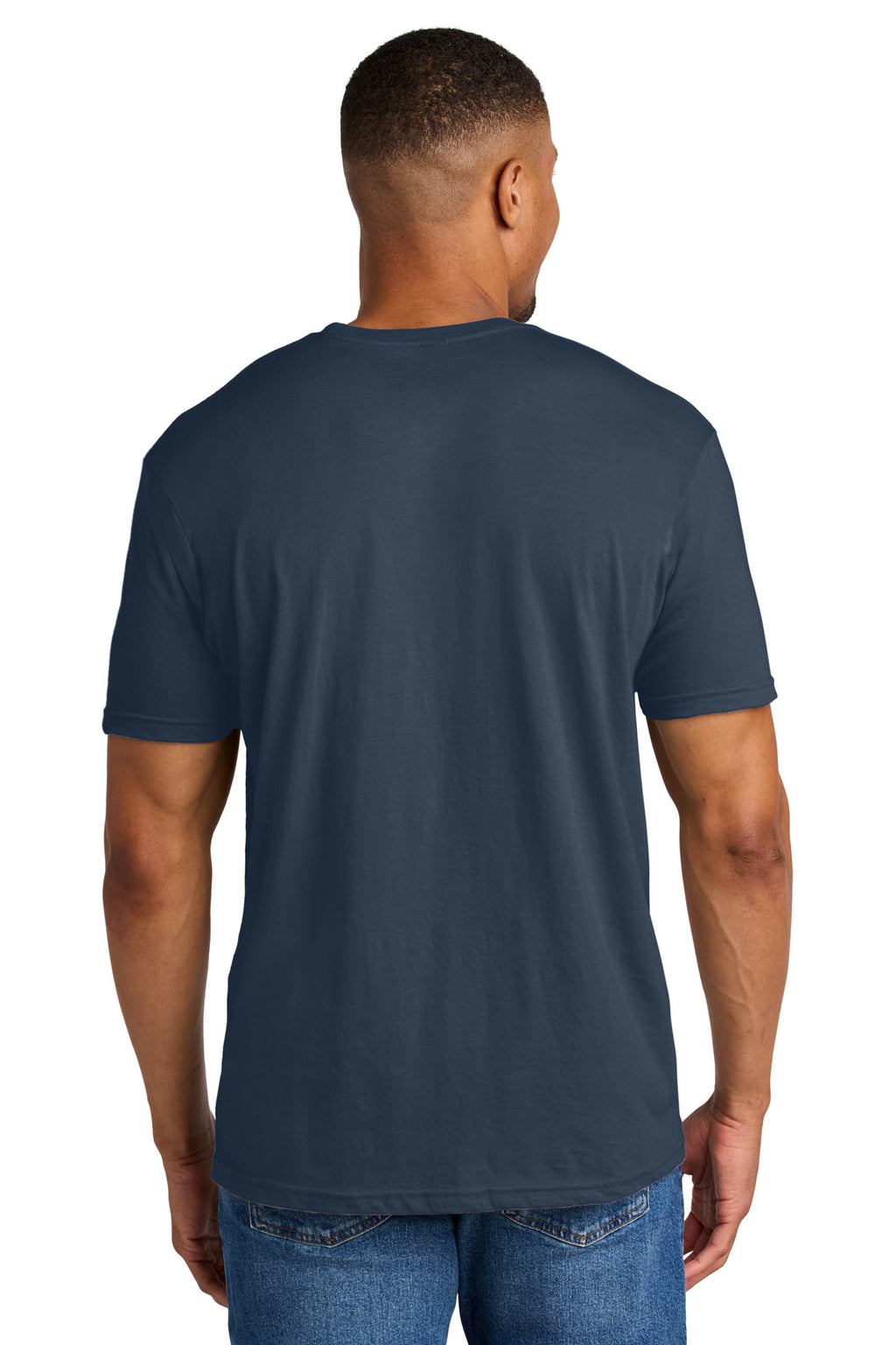 Gildan Softstyle CVC Tee 64000CVC - Navy Mist - back