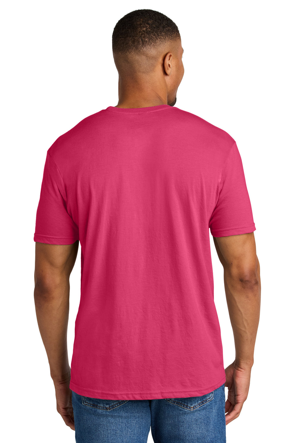 Gildan Softstyle CVC Tee 64000CVC - Pink Lemonade Mist - back