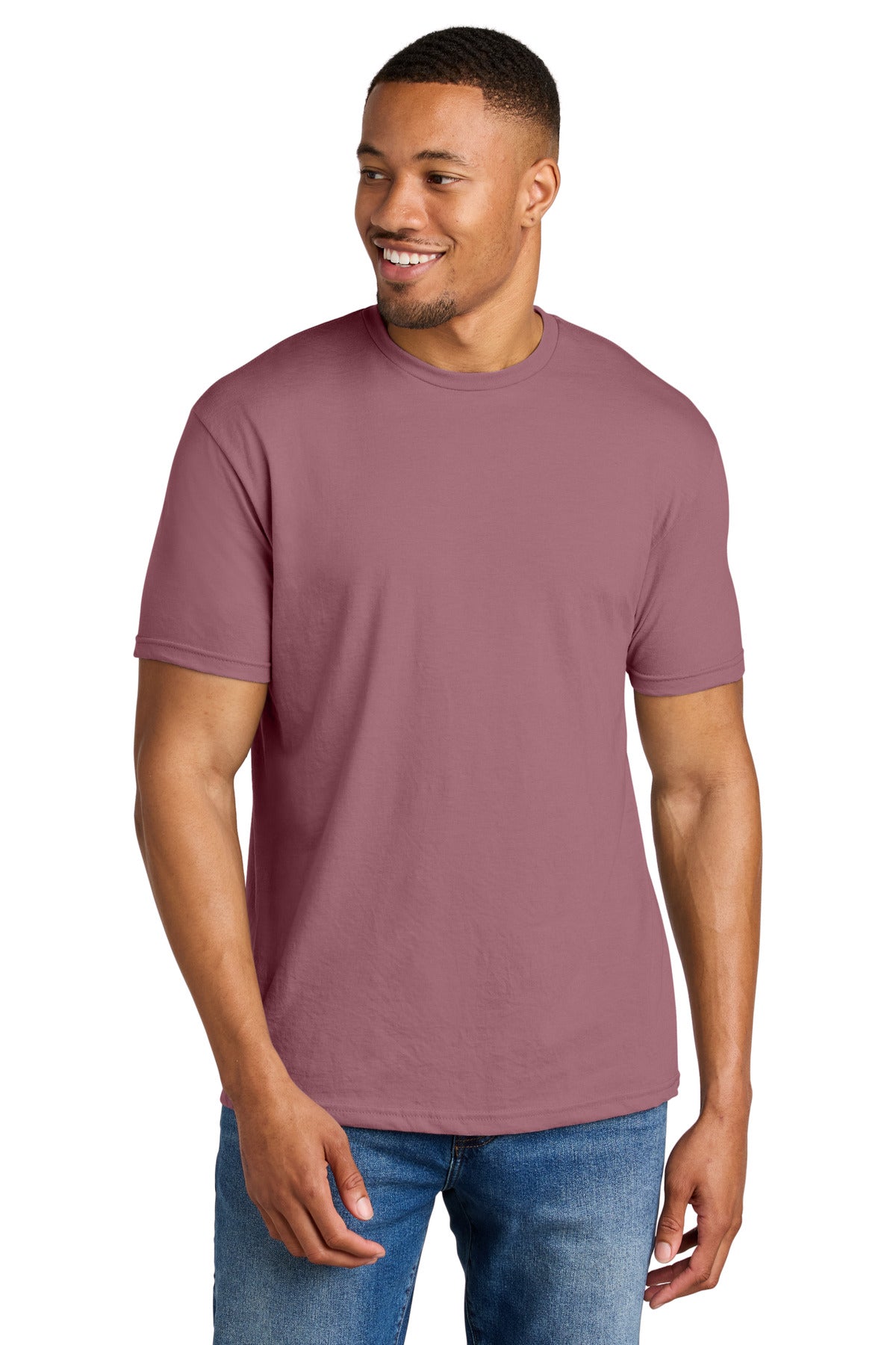 Gildan Softstyle CVC Tee 64000CVC - Plumrose - front