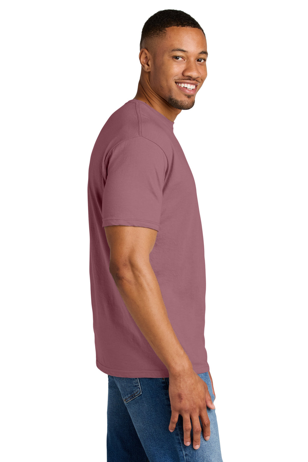 Gildan Softstyle CVC Tee 64000CVC - Plumrose - side