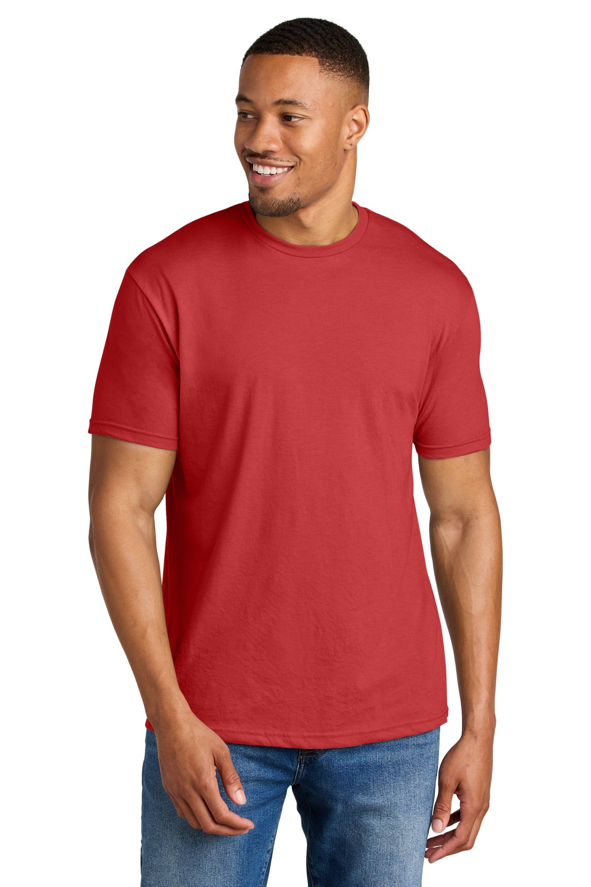 Gildan Softstyle CVC Tee 64000CVC - Red Mist - front