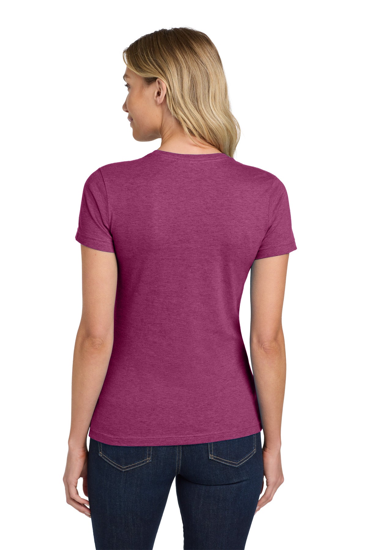 Gildan Softstyle Women's T-Shirt. 64000L - Antique Heliconia - back