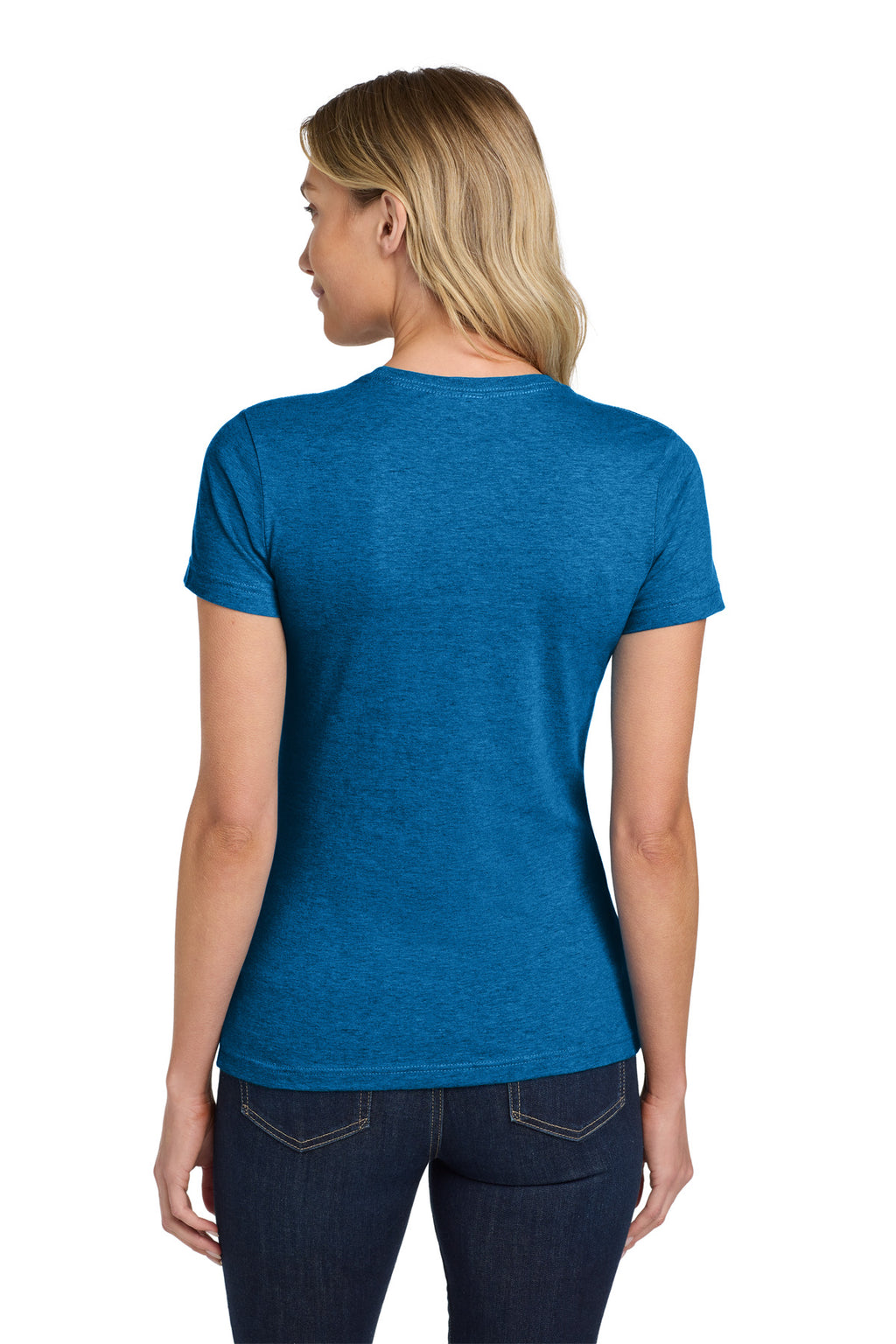 Gildan Softstyle Women's T-Shirt. 64000L - Antique Sapphire - back