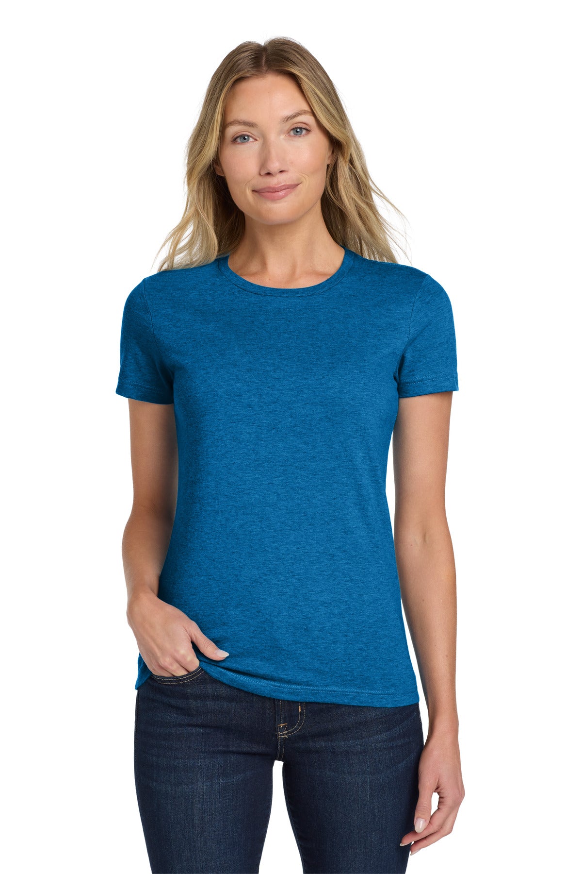 Gildan Softstyle Women's T-Shirt. 64000L - Antique Sapphire - front