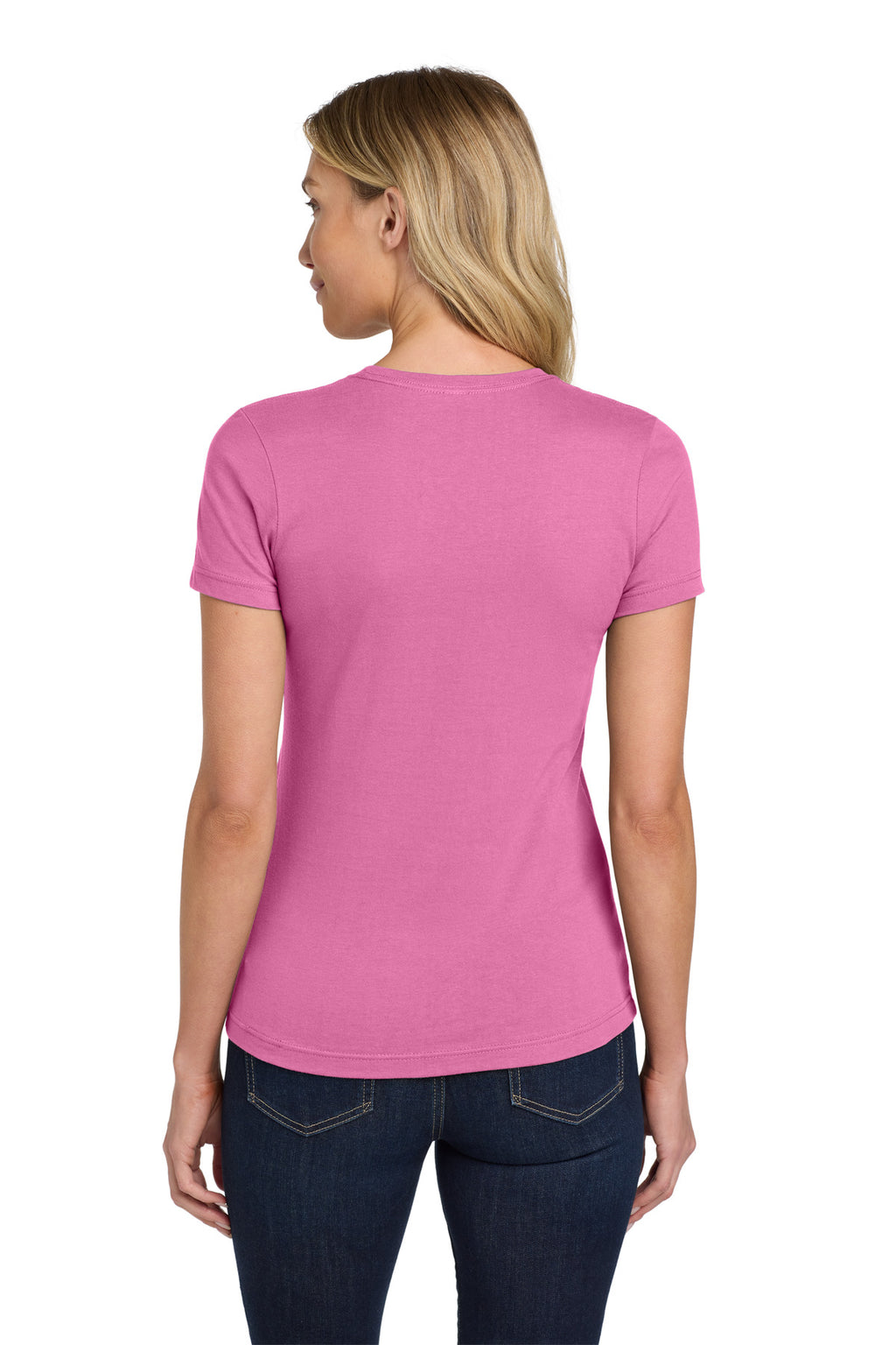 Gildan Softstyle Women's T-Shirt. 64000L - Azalea - back