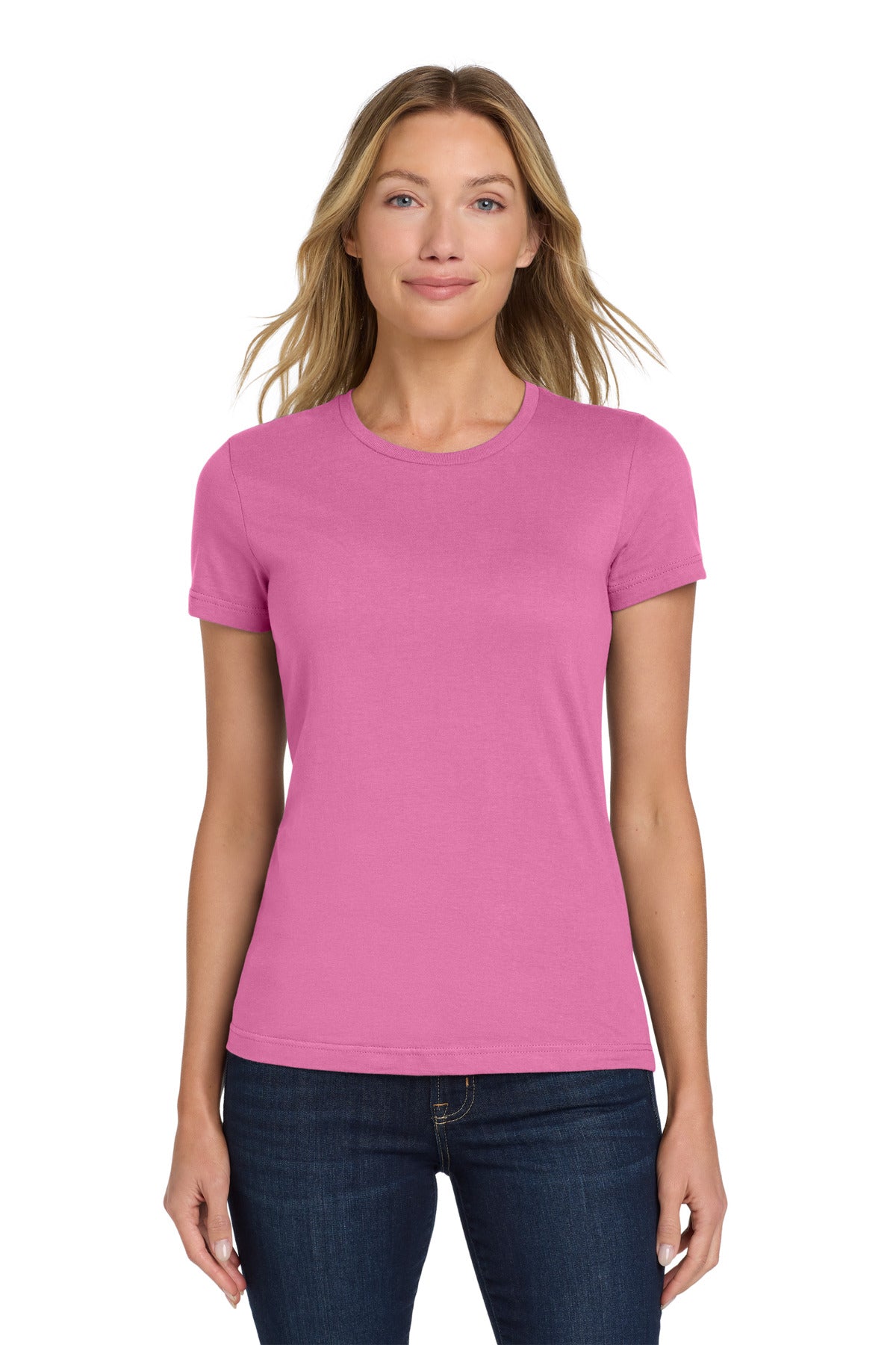 Gildan Softstyle Women's T-Shirt. 64000L - Azalea - front