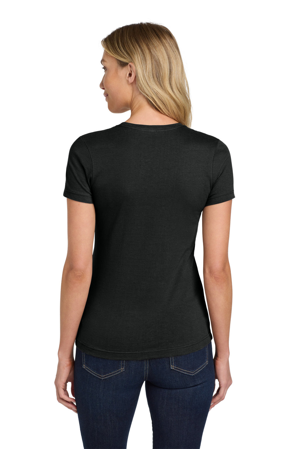 Gildan Softstyle Women's T-Shirt. 64000L - Black - back